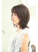 【リュッカ　久米田】小顔　レイヤーカット　こなれミディ
