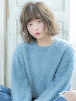 ロンドプランタン 恵比寿(Lond Printemps)&nbsp;【ロンド恵比寿店】透明感ミルクティーベージュ大人ウェーブボブ