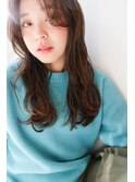 韓国風センター分け女子♪ナチュラルウェーブ3