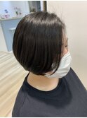 伸ばしやすいショートボブ
