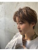 質感マッシュショート