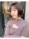ミニボブで外ハネ