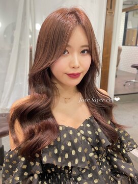 レビジュヘアー 桂店(LEVIJU HAIR) 韓国風フェイスレイヤースタイル