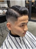 バーバー　刈り上げショート/アップバング/フェードカット