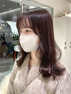 マイル 渋谷(mile) ブリーチなしマロンブラウン