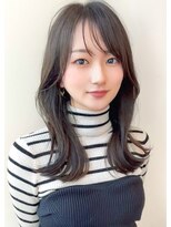 ルエ(rue)&nbsp;大人可愛い20代30代40代インナーカラー小顔ウルフレイヤーボブ