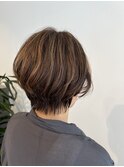 ショートボブ/ハイライト