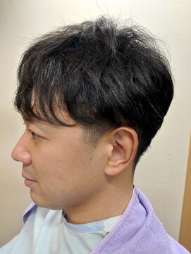 ヘアーカットデザインサロン スマッシュ 田町店(Hair cut design salon Smash) 爽やかショートマッシュ ツーブロック ビジネス 学生 黒髪　束感