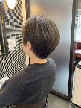 ボンドヘアーアンドスタイル(bond hair&style) 大人可愛いひし形ショート