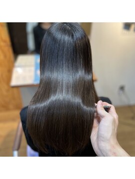 ループス 大倉山店(LOOPS) 超高濃度水素ケアストレート+極みシルクトリートメント