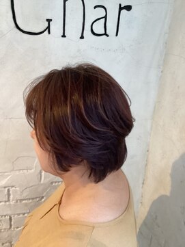 ガル(Ghar) ハイライトショートボブ