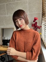 サンド 鹿児島中央(sand)&nbsp;黒髪/グレーベージュ/レイヤーロング/前髪パーマ[鹿児島駅]