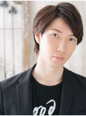 斜めバング×オーガニックカラーな小顔ウルフショートU草加