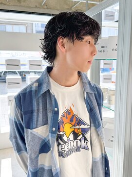ノエロク 岐阜(noe rok) ちょいウルフスタイルのニュアンスパーマスタイル11