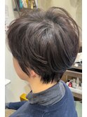 SHRT BOB × GRAY PEARL [３０代４０代50代60代]