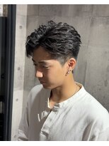 ビカムメンズヘアー 栄店(become men's hair)&nbsp;ジェントルバッグジェントルショートダウンパーマ韓国ヘア