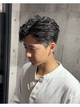 ビカムメンズヘアー 栄店(become men's hair) ジェントルバッグジェントルショートダウンパーマ韓国ヘア
