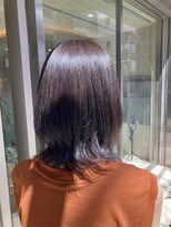 ヴィサージュプラス(VISAGE plus)&nbsp;【透明感カラー】グレージュ×くびれミディアム