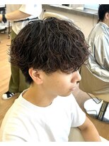 ビカム 名駅(become)&nbsp;ネープレス波巻きスパイラルマッシュショートメンズツーブロック