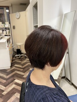 ヘアークラフト サン 住吉店 [ヘアークラフトサン] 大人女性におすすめ◎ふんわりショ-トボブ