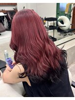 ソソ(soso)&nbsp;【soso カンナ】ボルドー×ブラック エンドカラーデザイン