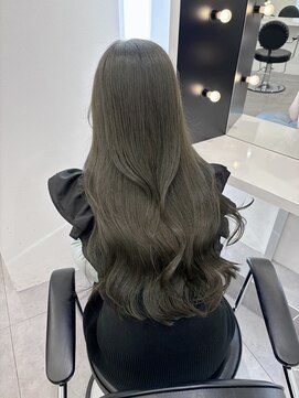 エトバイイオエ(et by ioe) 黒髪/ボブルフ/ネビージュ/小顔/ワンレン/髪質改善/グレージュ