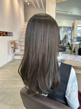 ロックワークオレンジ 西中島店(ROCK WORK ORANGE) ブリーチ無しで出来る　オリーブカラー【モモコ】