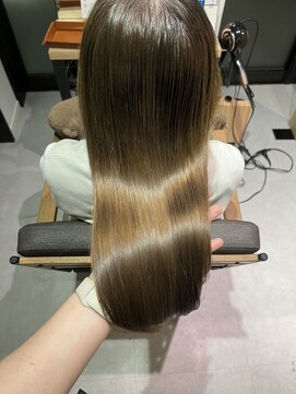 テラスヘア 新潟駅南(TERRACE hair) U24【艶カラー】ミルティーベージュ