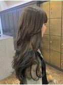 透明感抜群♪20代30代ダブルカラーオリーブグレージュ