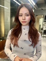 サンバレー(SUNVALLEY) ロングレイヤー 小顔 ウェーブ