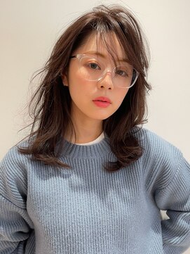 マイラ 銀座(myla) 似合わせカットメルティカラーフェミニンウェーブミディアムボブ