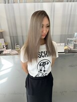 キング(K!ng)&nbsp;縮毛矯正髪質改善ハイライトレイヤーカット枚方美容室エクステ