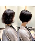 広がらないショート/髪質改善