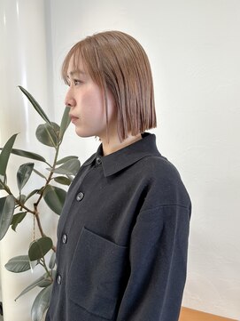 サムライ(SAMURAI) ぷつっとボブ/ミルクティーベージュ