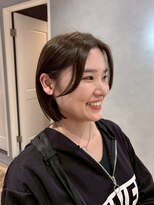 ジルバイジアン(JILL by GIEN)&nbsp;ショートボブ/ダークブラウン/透明感カラー