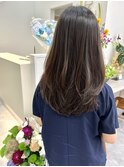 「evri」ロングレイヤー　毛先ワンカール