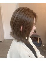 シークレット(Secret)&nbsp;ハイライト◎切りっぱなし外はねボブ