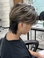 イーラ 2d(era)&nbsp;センターパート/メッシュ/ハイライト/メンズ/眉毛