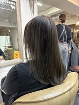 ポタム 東中野(potamu)&nbsp;ミディアムレイヤーにオリーブグレージュ