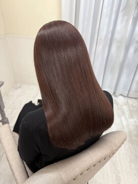 アップル(APPLE) 髪質改善カラー☆ピンクブラウン