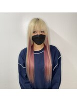 ロサ ファイブヘアー(Rosa..5Hair)&nbsp;ブロンド×インナーカラー
