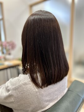 ルーム(room) 大人ミディアムレイヤー★ナチュラルブラウンカラー★もとめ。