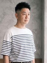エムエイチバーバー 肥後橋(MH THE BARBER)&nbsp;大人メンズアップバング【肥後橋駅・西梅田・本町】