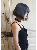 [RITA Hairs]マチルダボブxブルーアッシュ☆お客様snap