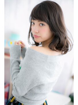 ヘアアンドビューティー ミック(Hair & Beauty miq) ふんわり抜け感セミディa