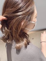 ヘアーアンドビューティーザ エフ(Hair Beauty the F)&nbsp;アッシュベージュ＿透明感カラー＿ハイライト＿34