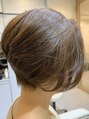 ヘアコレクション アンジュ(Hair collection Unge) 前下がり透け感ボブ ハイライトを入れると可愛い【名駅】