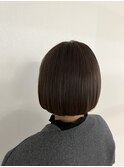 ピンクグレージュ/ボブ