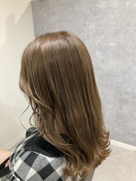 ガーベラ(gerbera) ミルクティーベージュ×韓国巻き