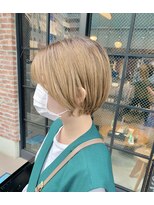 オーガニック アトリエ 大宮(organic+atelier)&nbsp;20代30代大人可愛いエアリーボブラベンダーベージュ透明感